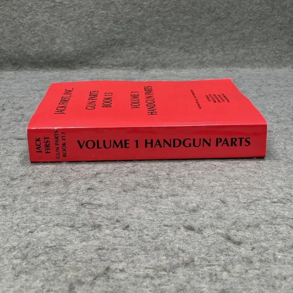 Jack First Gun Parts Book 13 volume 1 Handgun Parts
